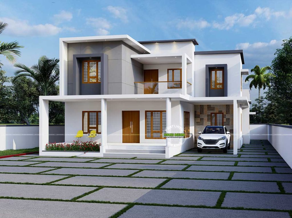 kerala home design year 2024 t